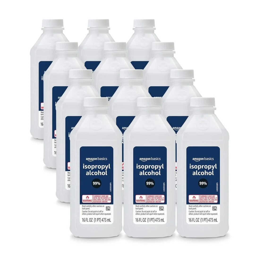 12 Pack - 99% Isopropyl Alcohol