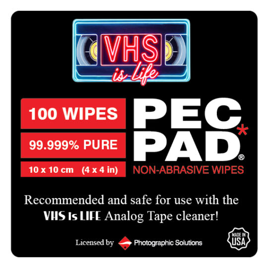 Pack of 100 Each PEC-PAD Lint Free Wipes 4”x4” - Officially Licensed!