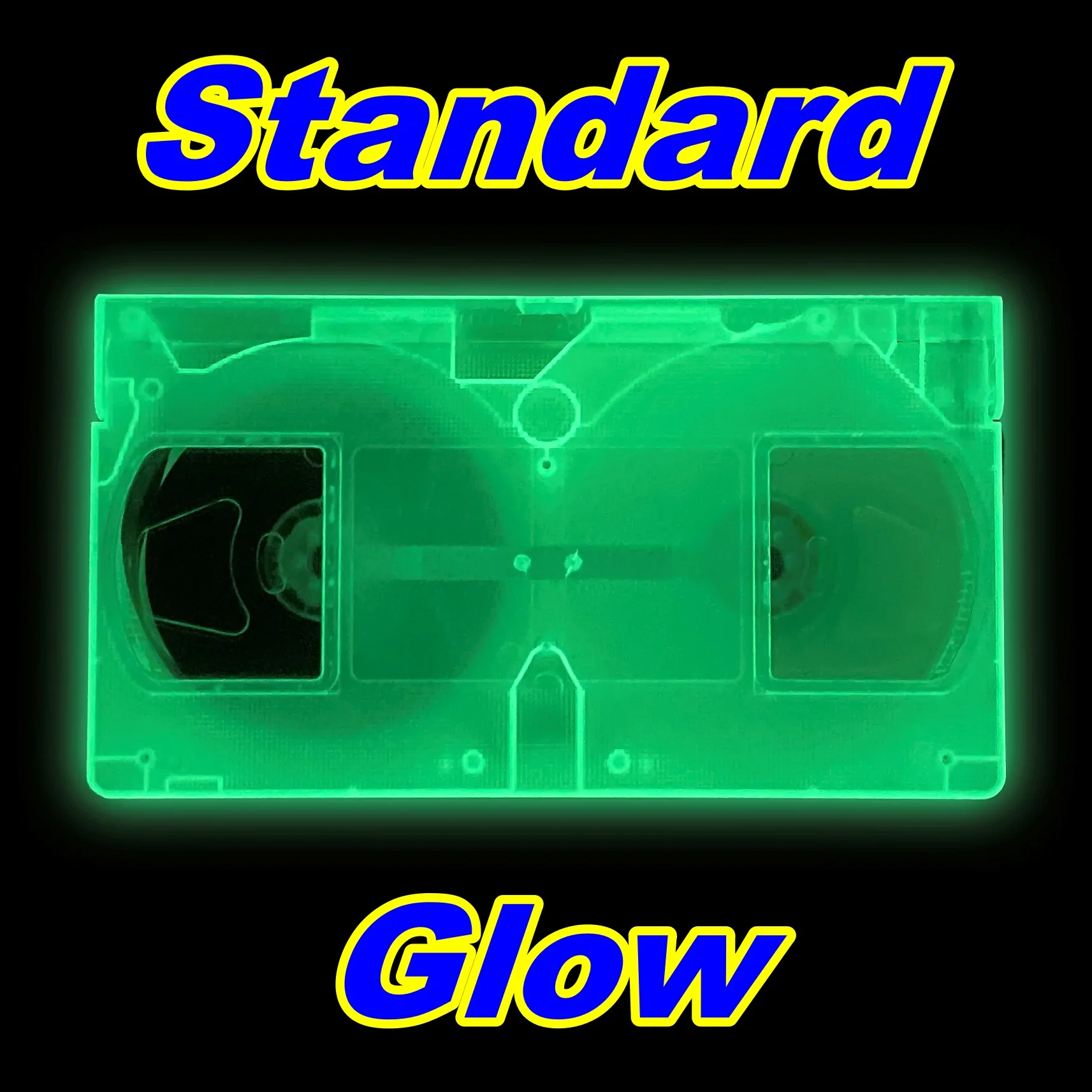 Glow In The Dark VHS Shell w/T-130 Tape