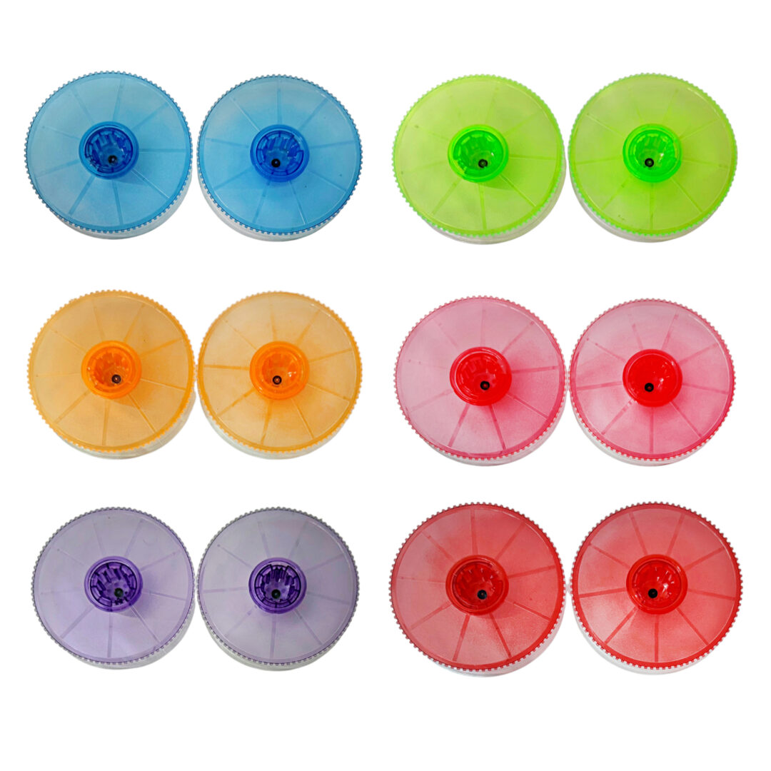 Transparent Colored Spool Sets w/Leader Tape