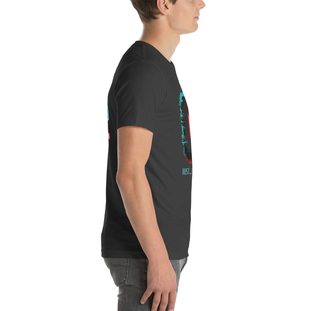 “Just Press Play” (#2) T-Shirt (VHS is LIFE logo on back) - Image 10