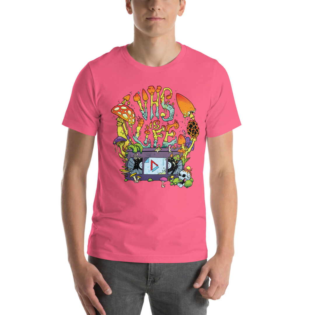 "VHShroom" VIL T-Shirt - Image 7
