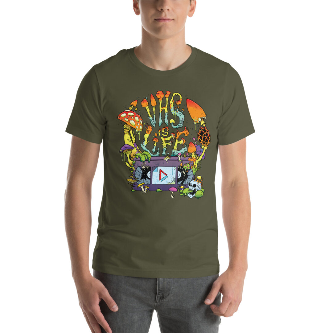 "VHShroom" VIL T-Shirt - Image 3