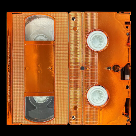 Metallic Burnt Orange VHS Shell w/T-150 Tape