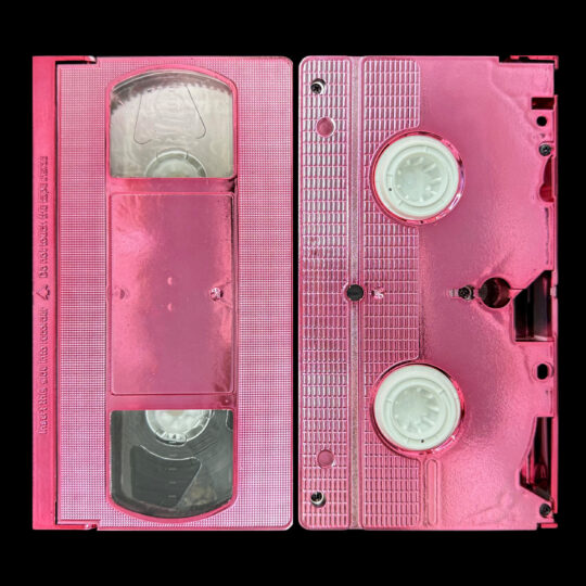 Metallic Hot Pink VHS Shell w/T-150 Tape