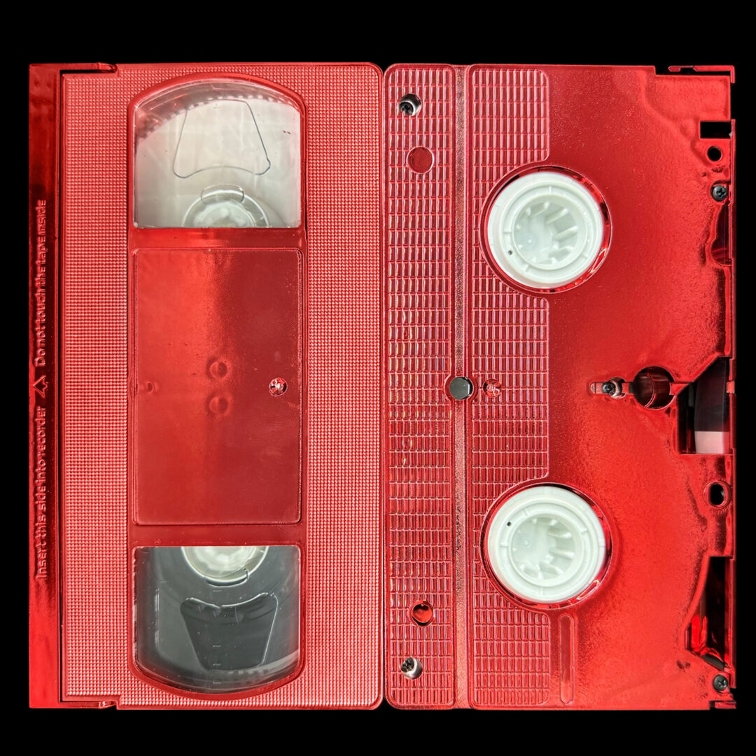 Metallic Red VHS Shell w/T-150 Tape