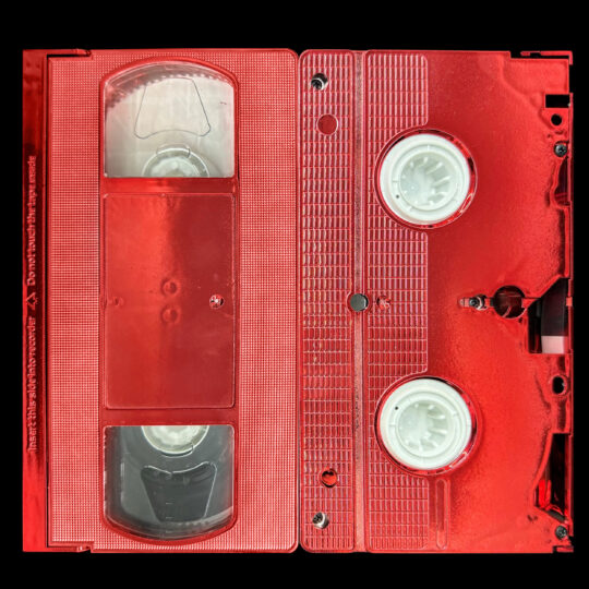 Metallic Red VHS Shell w/T-150 Tape