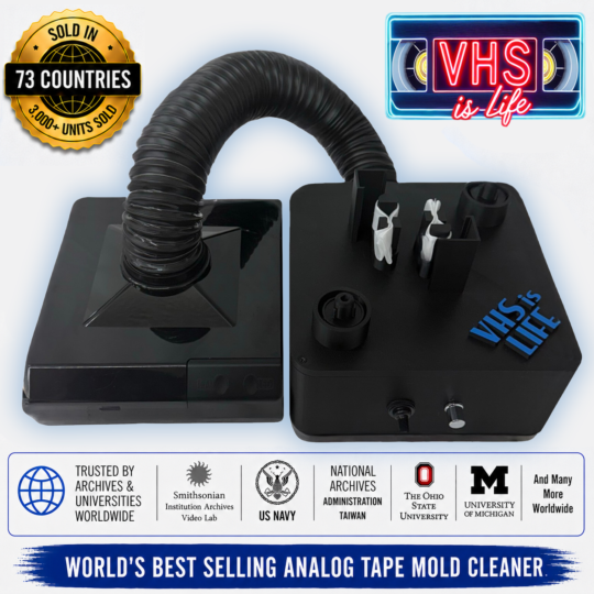 VHS is LIFE Analog Tape Mold Cleaner w/Vacuum Bundle
