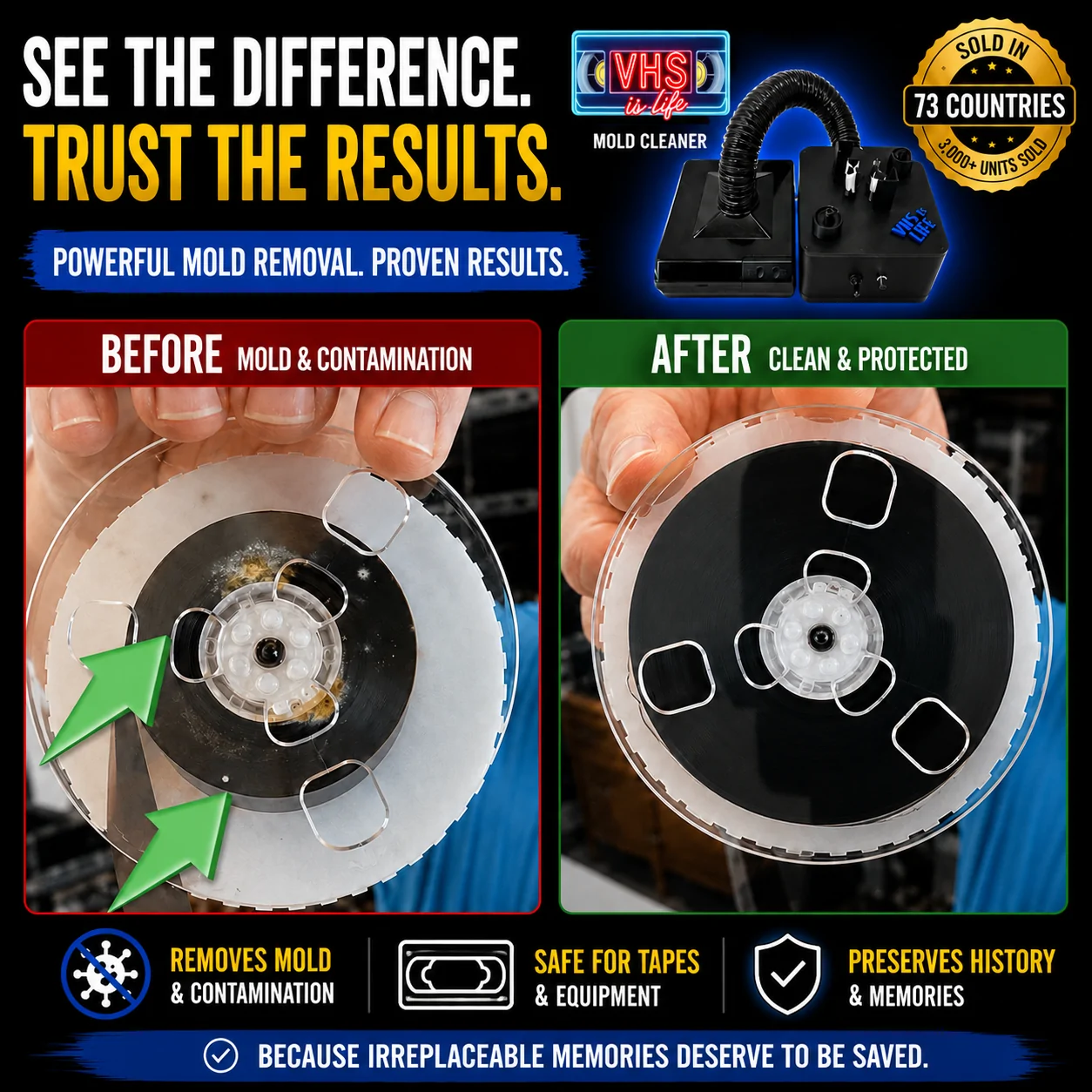 VHS is LIFE Analog Tape Mold Cleaner - Image 3