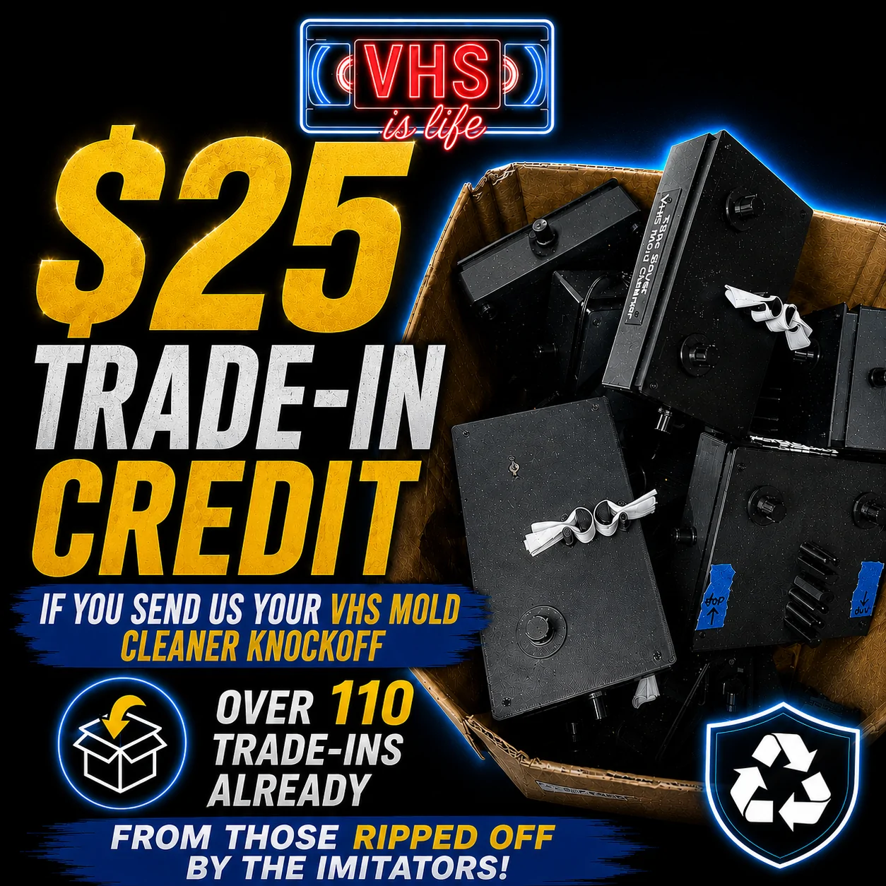 VHS is LIFE Analog Tape Mold Cleaner - Image 9