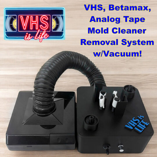 VHS is LIFE Analog Tape Mold Cleaner w/Vacuum Bundle