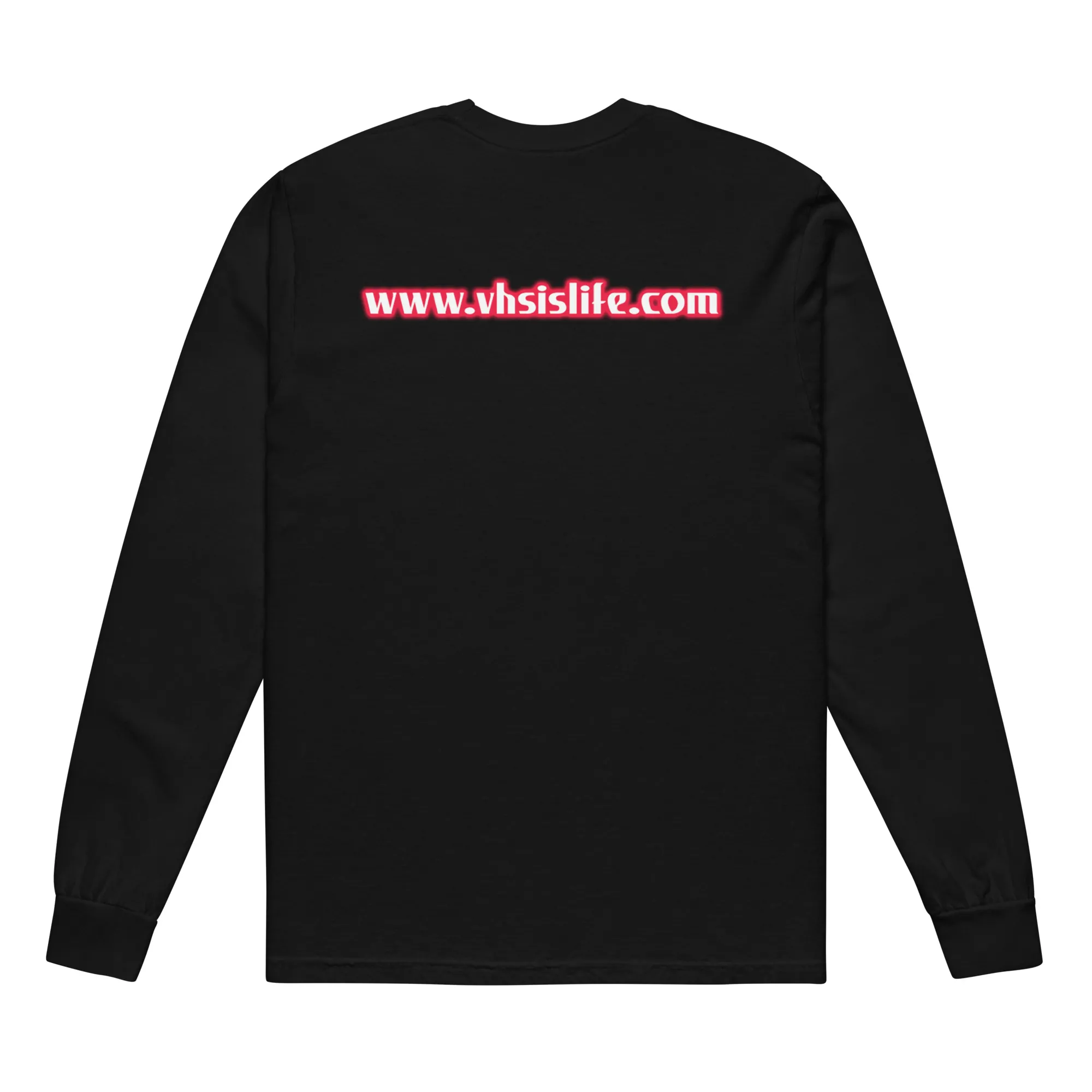 VHS is LIFE Logo Long Sleeve T-Shirt - Image 2