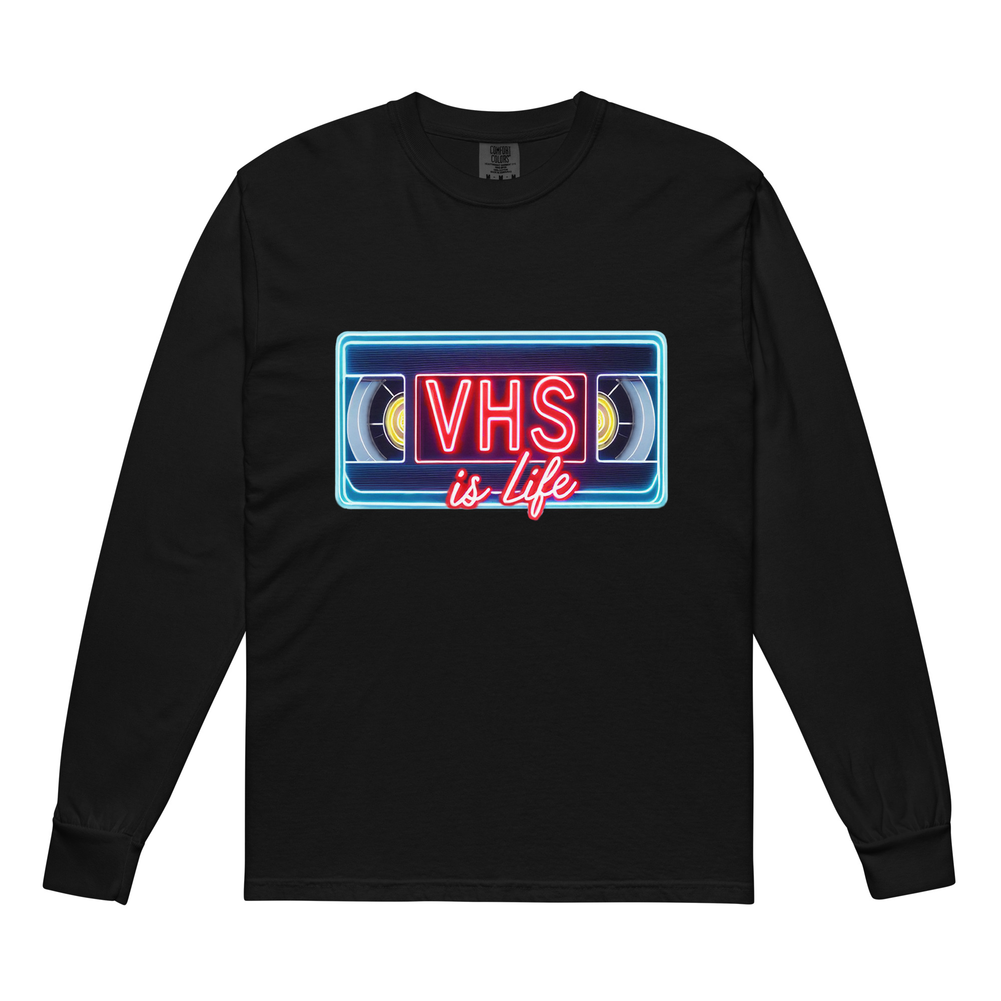 VHS is LIFE Logo Long Sleeve T-Shirt