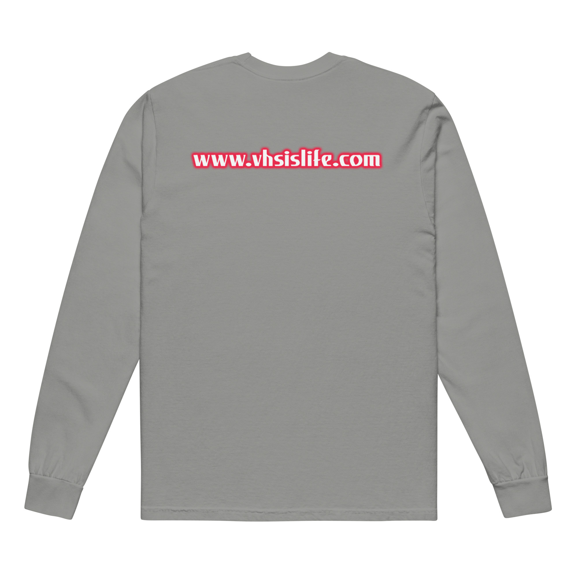 VHS is LIFE Logo Long Sleeve T-Shirt - Image 8