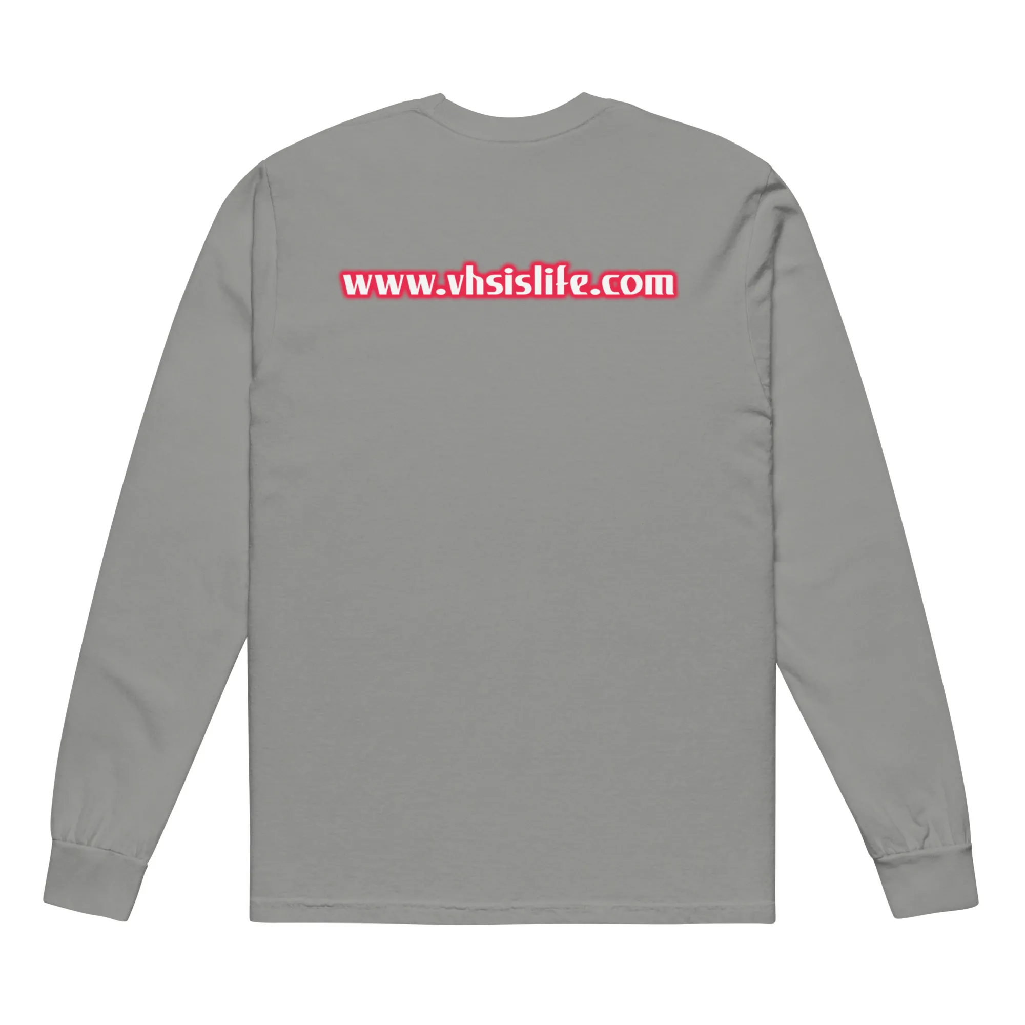 VHS is LIFE Logo Long Sleeve T-Shirt - Image 8
