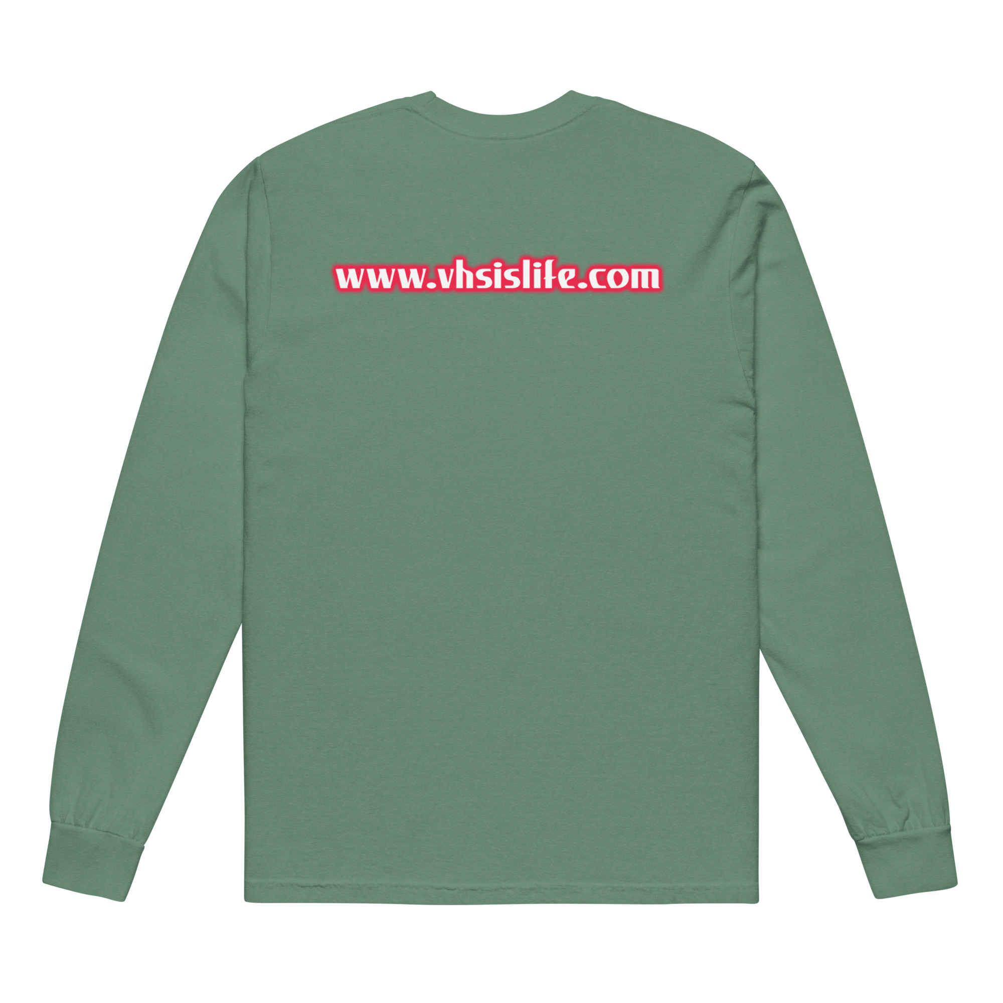 VHS is LIFE Logo Long Sleeve T-Shirt - Image 6