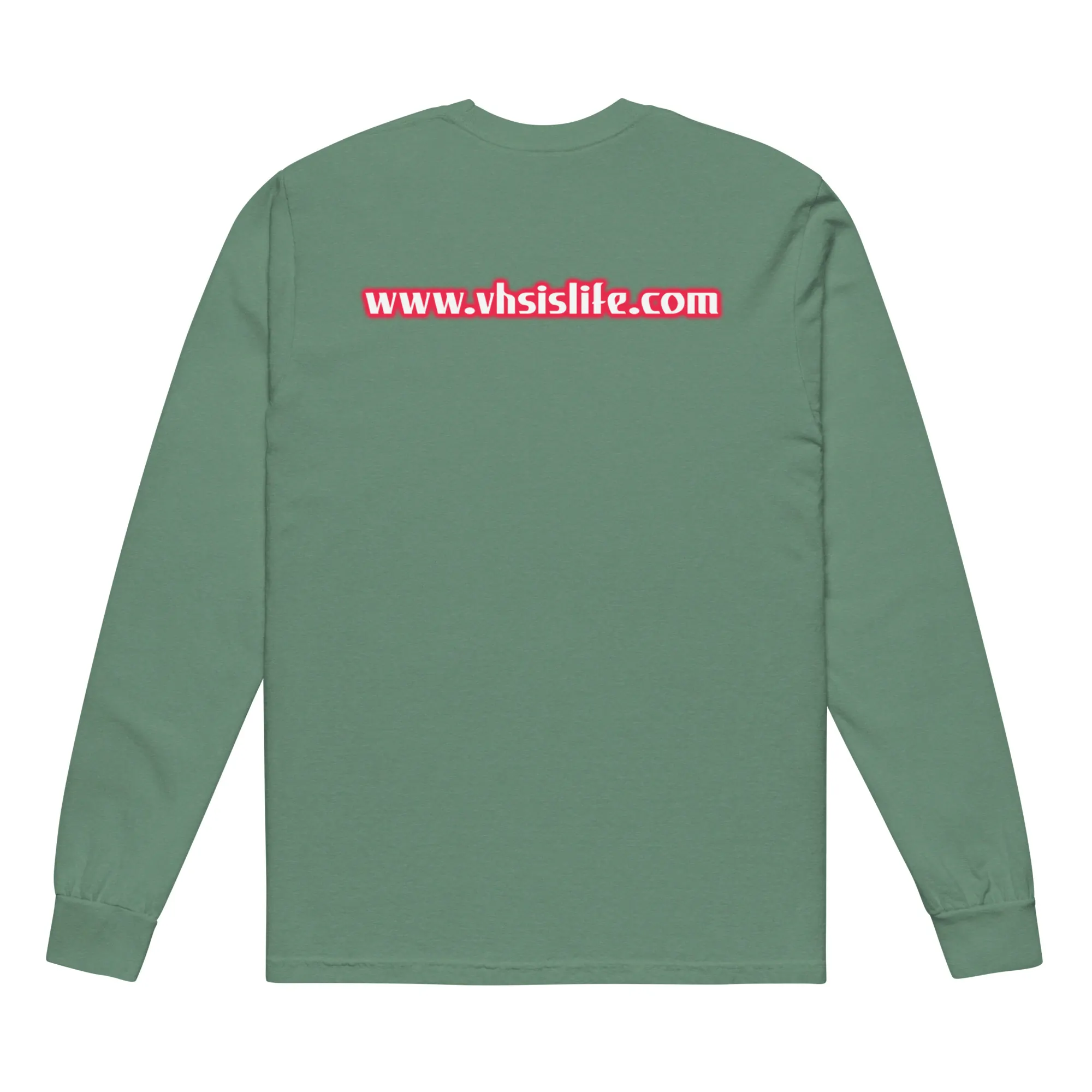 VHS is LIFE Logo Long Sleeve T-Shirt - Image 6
