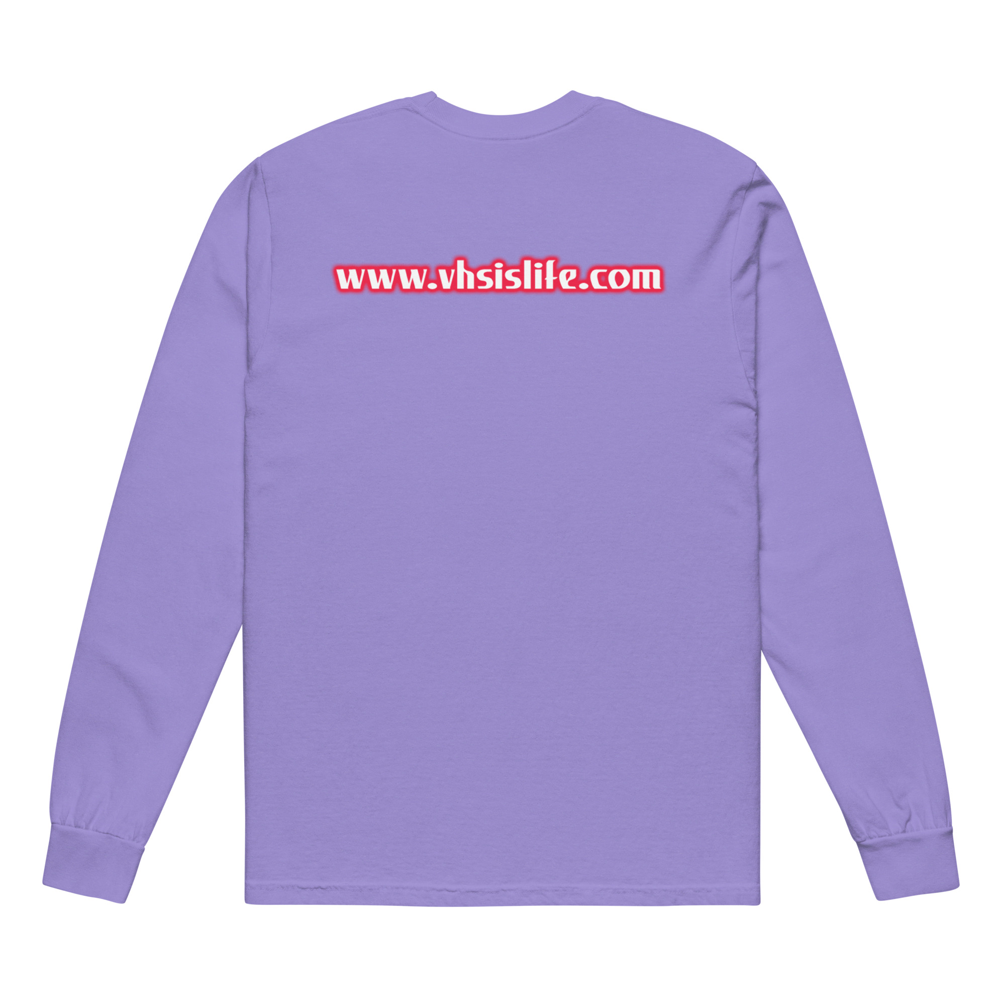 VHS is LIFE Logo Long Sleeve T-Shirt - Image 10