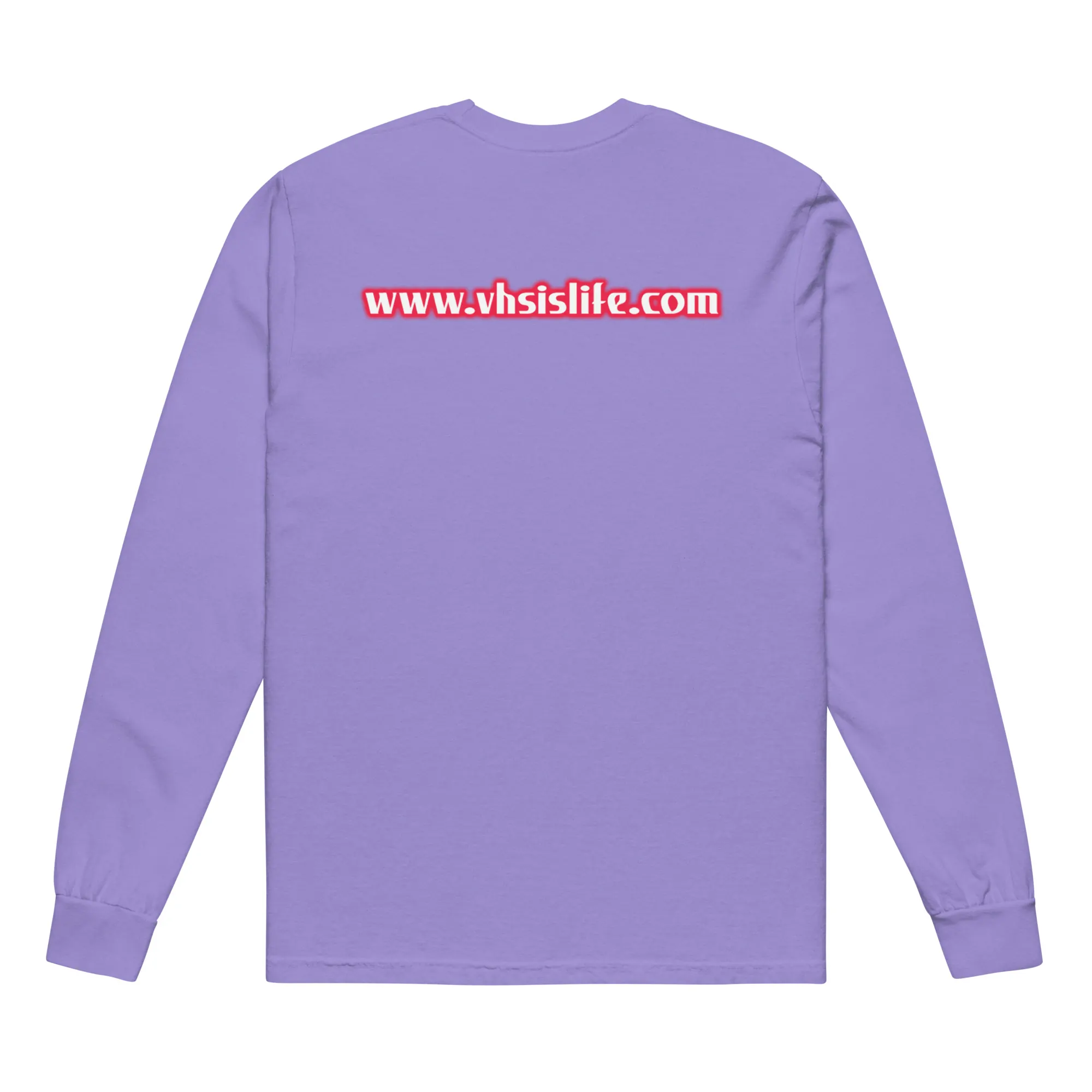VHS is LIFE Logo Long Sleeve T-Shirt - Image 10