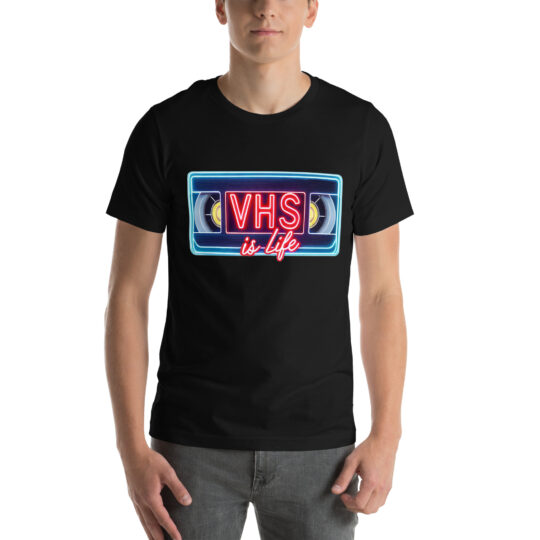 VHS is LIFE Logo Short Sleeve T-Shirt