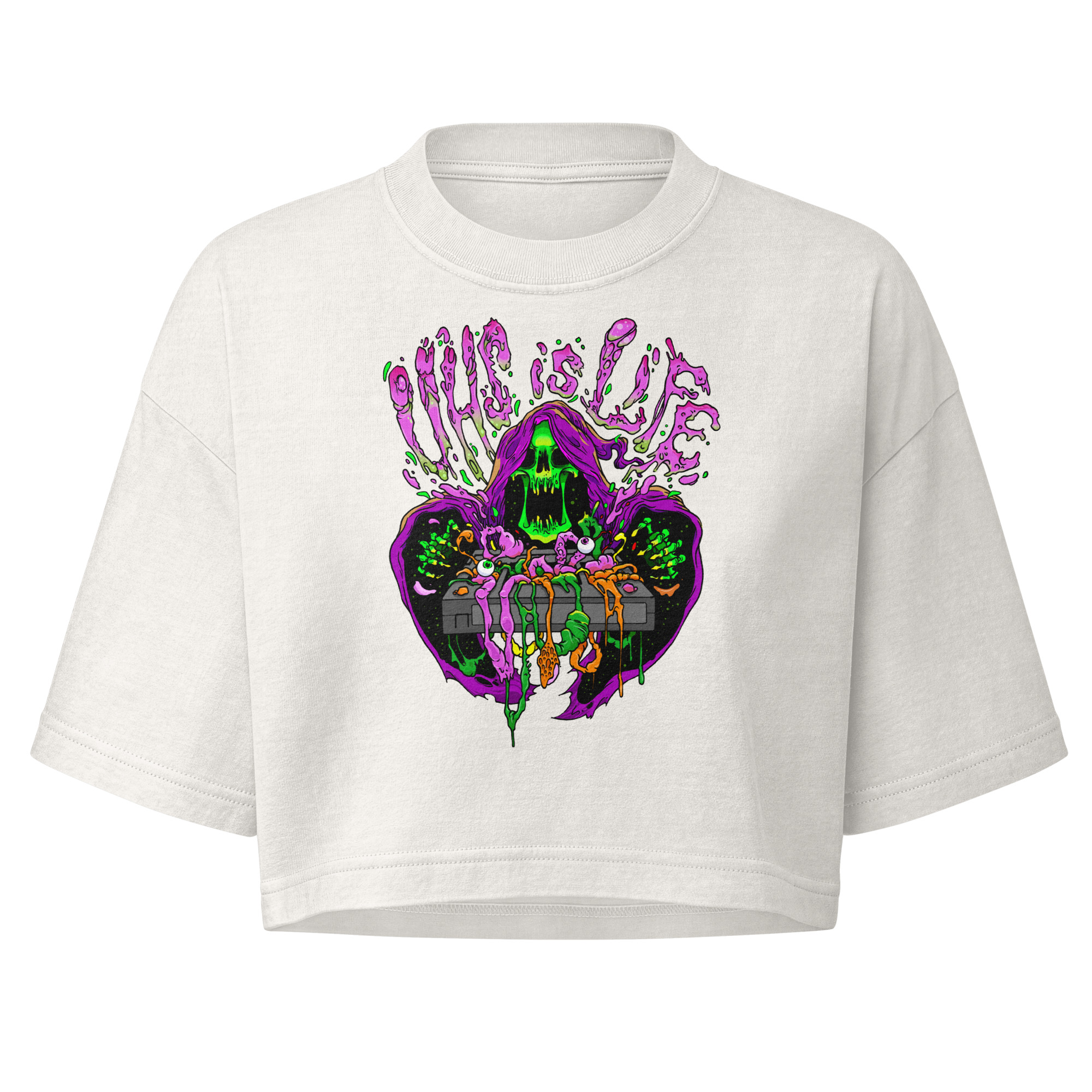 Grim Reaper Cropped Tee - Image 3