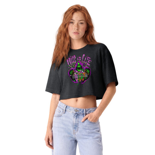 Grim Reaper Cropped Tee