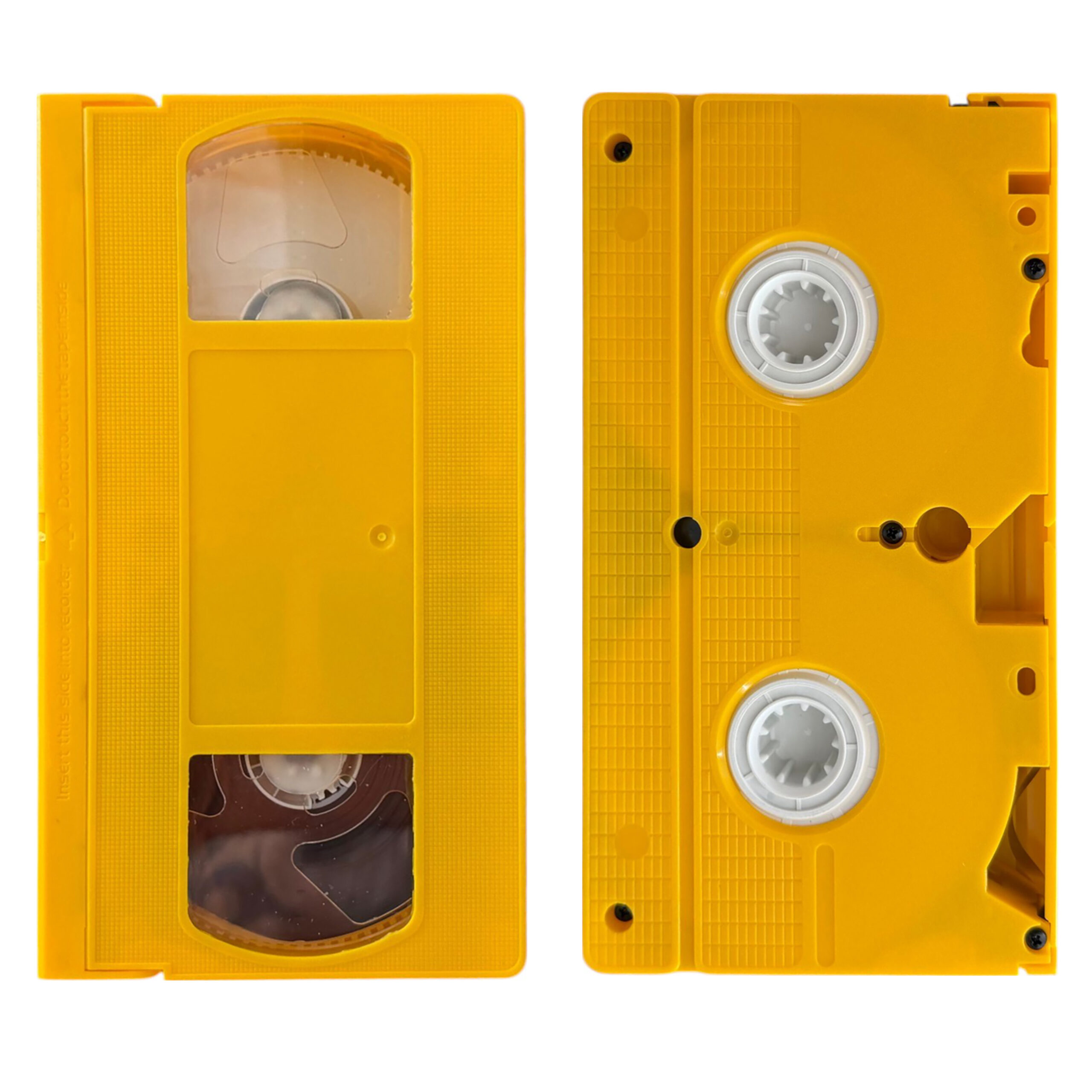 Solid “Blockbuster” Yellow VHS Shell w/T-150 Tape